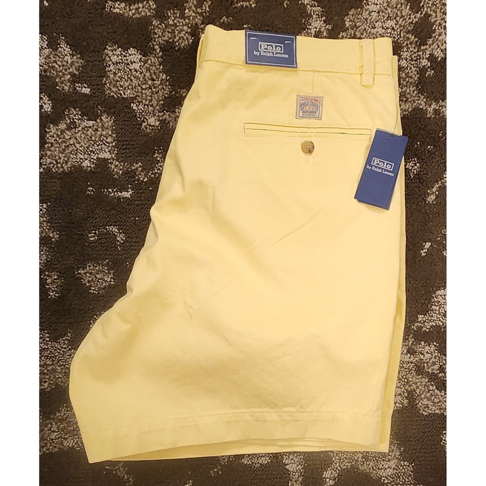 $140 NWT Polo Ralph Lauren Mens 6.5-Inch Cormac Relaxed Fit Chino Shorts Size 38